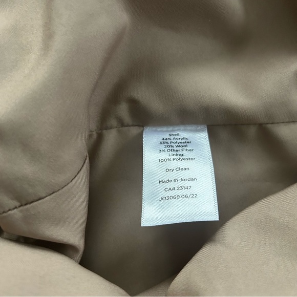 TALBOTS Candied Blue Multi Charming Plaid Wool Blend Skirt 10P Classic Winter - Picture 7 of 11